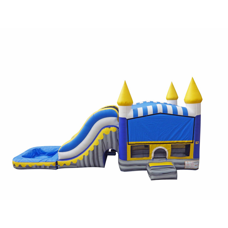 Arche Gonflable à Eau Requin 250x175x95 Cm | Jeu D'Été Pour Enfants, Sprinkler Géant Pour Jardin Et Piscine
